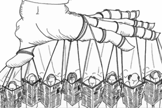 Resultado de imagem para manipulação da mídia